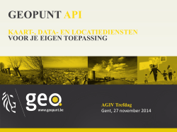 GEOPUNT API
