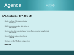 Presentatie Recip-e event 17-09-2014