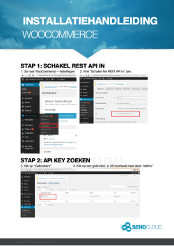 Handleiding WooCommerce