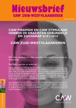 Downloaden - CAW Zuid-West