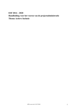 handleiding-projectadministratie-esf2014-2020