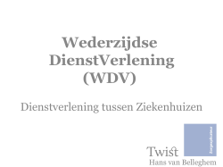 Bazaar-presentatie - WDV