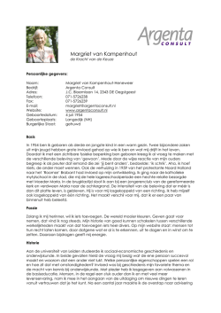 Margriet van Kampenhout