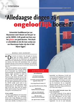 Interview Van Maarseveen C2W12
