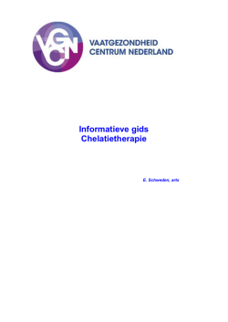 Informatieve gids Chelatietherapie