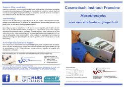 HIER - Cosmetisch Instituut FRANCINE
