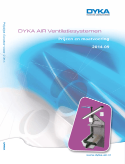 2014-09 DYKA AIR Prijslijst en Maatvoering