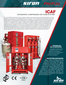 integrated compressed air foam system