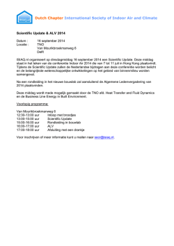 Dutch Chapter International Society of Indoor Air and