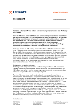 140311 PDF Samenwerkingsovereenkomst TenCate Advanced