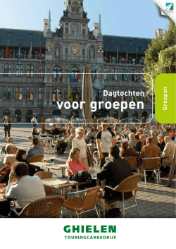 groepsdagtochten gids - Touringcarbedrijf Ghielen
