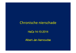 BT Chronische nierschade