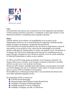 Visie en missie EAPN