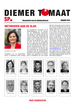 Diemer Tomaat januari 2014