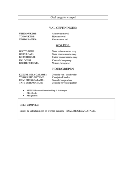 gordelverhoging programma