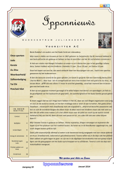 Ippon nieuws januari 2014 - Budocentrum Julianadorp