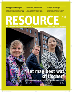 Nr. 18 - 15 mei 2014 - Resource