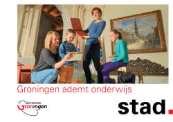 Groningen ademt onderwijs