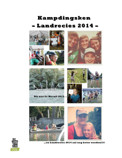 Landrecies 2014 Landrecies 2014 - Open Scouts Pajotten Hekelgem