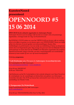 OPENNOORD #5 15 06 2014