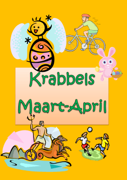 Krabbel Maart-April