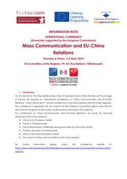 Information Note - College of Europe