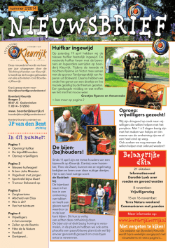 In dit nummer - Boerderij Kleurrijk