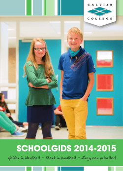 Bekijk Schoolgids 2014-2015