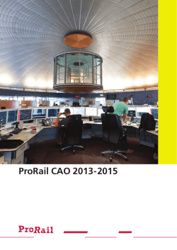 ProRail CAO 2013-2015