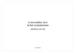 Jos neemt afscheid van Luk