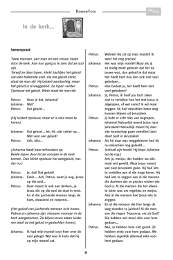 In de kerk... - Kinderdienst