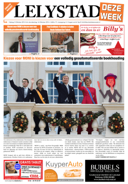 Hierbij editie 19 van Lelystad deze Week.