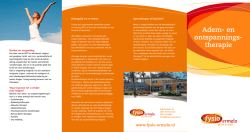 Download onze folder voor nog meer informatie - Fysio