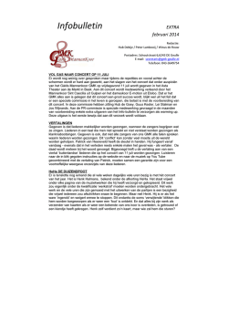 Infobulletin - St. Caecilia Gulpen