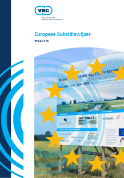 Europese Subsidiewijzer 2014-2020