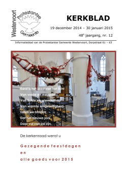 Het Kerkblad - Protestantse Gemeente Westervoort