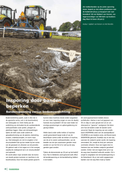Insporing door banden beperken - Boom-In