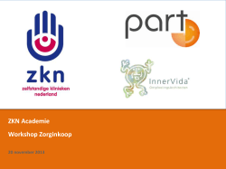 Presentatie ZKN Academie Workshop Zorginkoop