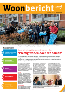 hoofdkatern - Woonstichting De Key