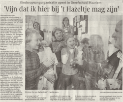 Gehele artikel - Kinderopvang Hazeltje