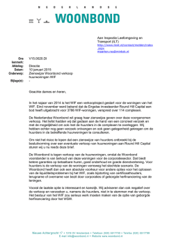 Zienswijze Woonbond verkoop WIF (PDF)