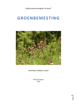 Groenbemesting