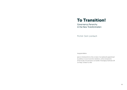 To Transition!