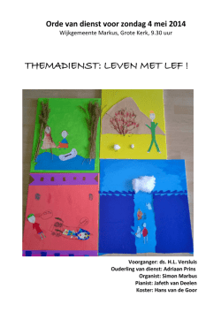 THEMADIENST: LEVEN MET LEF !