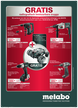 GRATIS - Metabo
