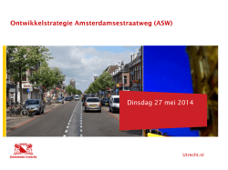 Ontwikkelstrategie Amsterdamsestraatweg (ASW)