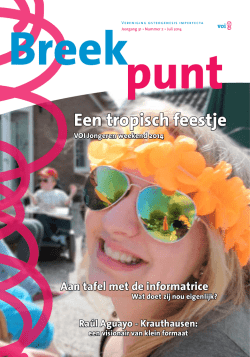 Een tropisch feestje - Vereniging Osteogenesis Imperfecta