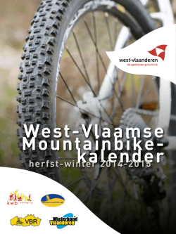 West-Vlaamse Mountainbikekalender herfst-winter 2014-2015
