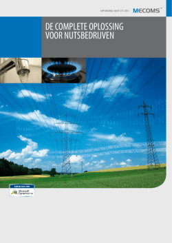 MECOMS Overzichtsbrochure
