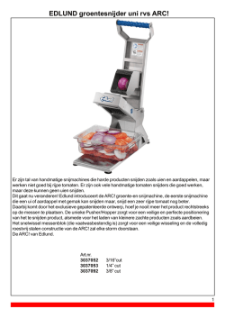 EDLUND groentesnijder uni rvs ARC!